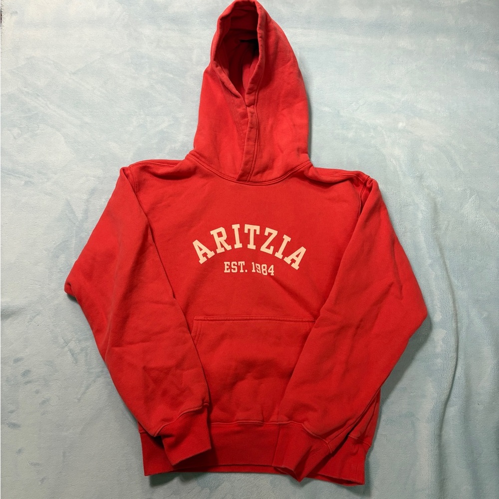Aritzia Bold Red Hoodie
